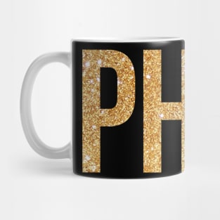 Gold Phi Mug